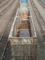 inside a chopped off container